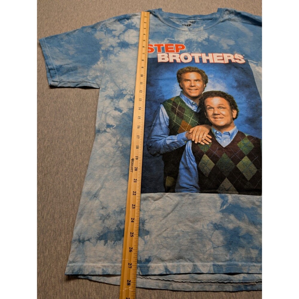 Philcos Step Brothers Blue Tie Dye Will Ferrell/John C Reilly Shirt Medium - Picture 9 of 11